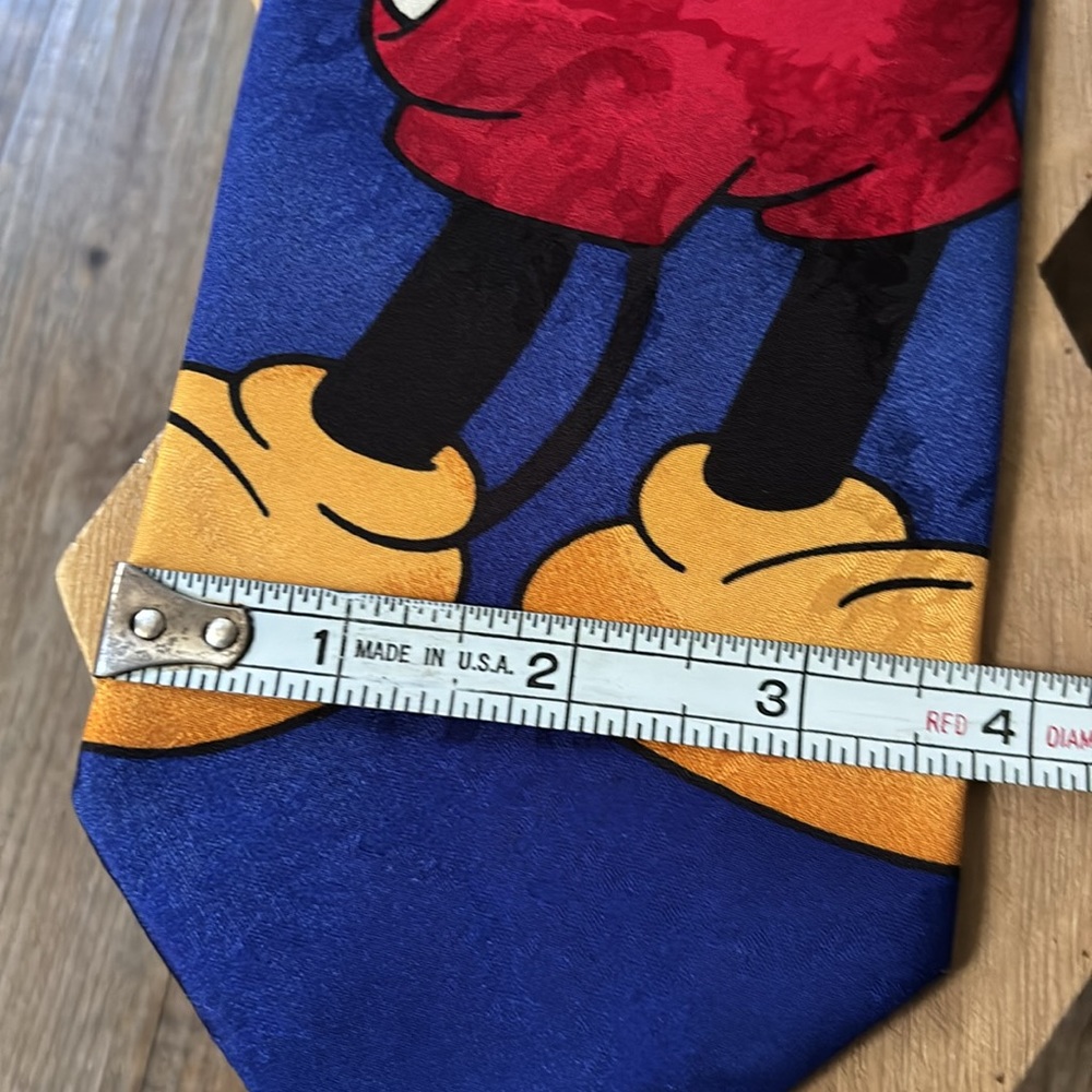 Disney Mickey Mouse Silk Tie - Picture 4 of 4